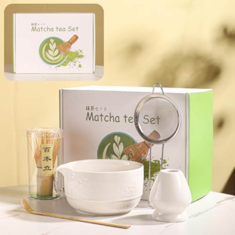 Matcha Bowl Chawan - Conjunto de Chá Matcha, Kit de