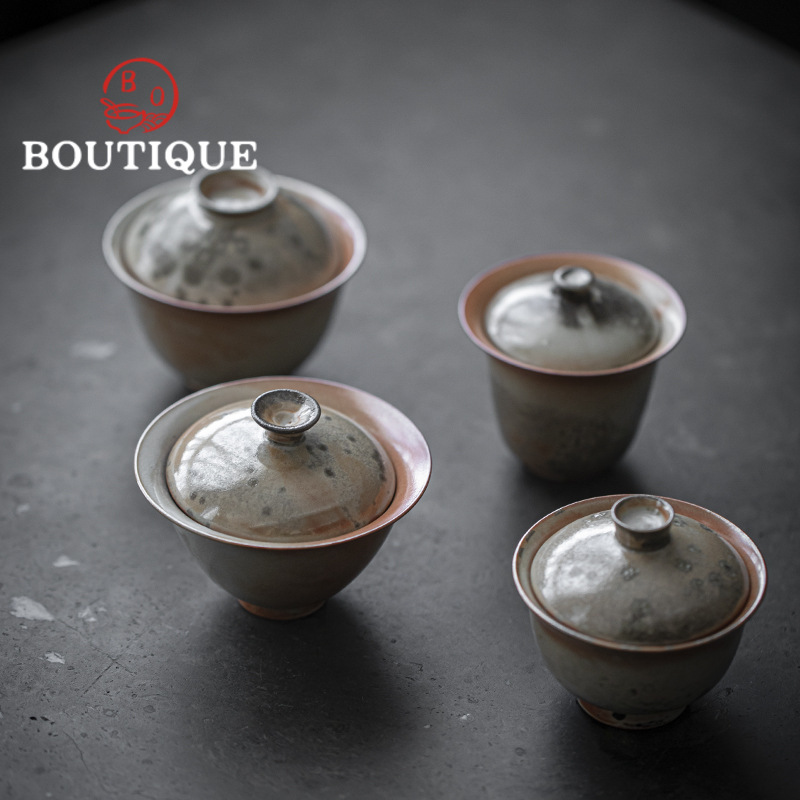 Matcha Bowl Chawan - Retro Lenha Chá Brewing Cup, Forno