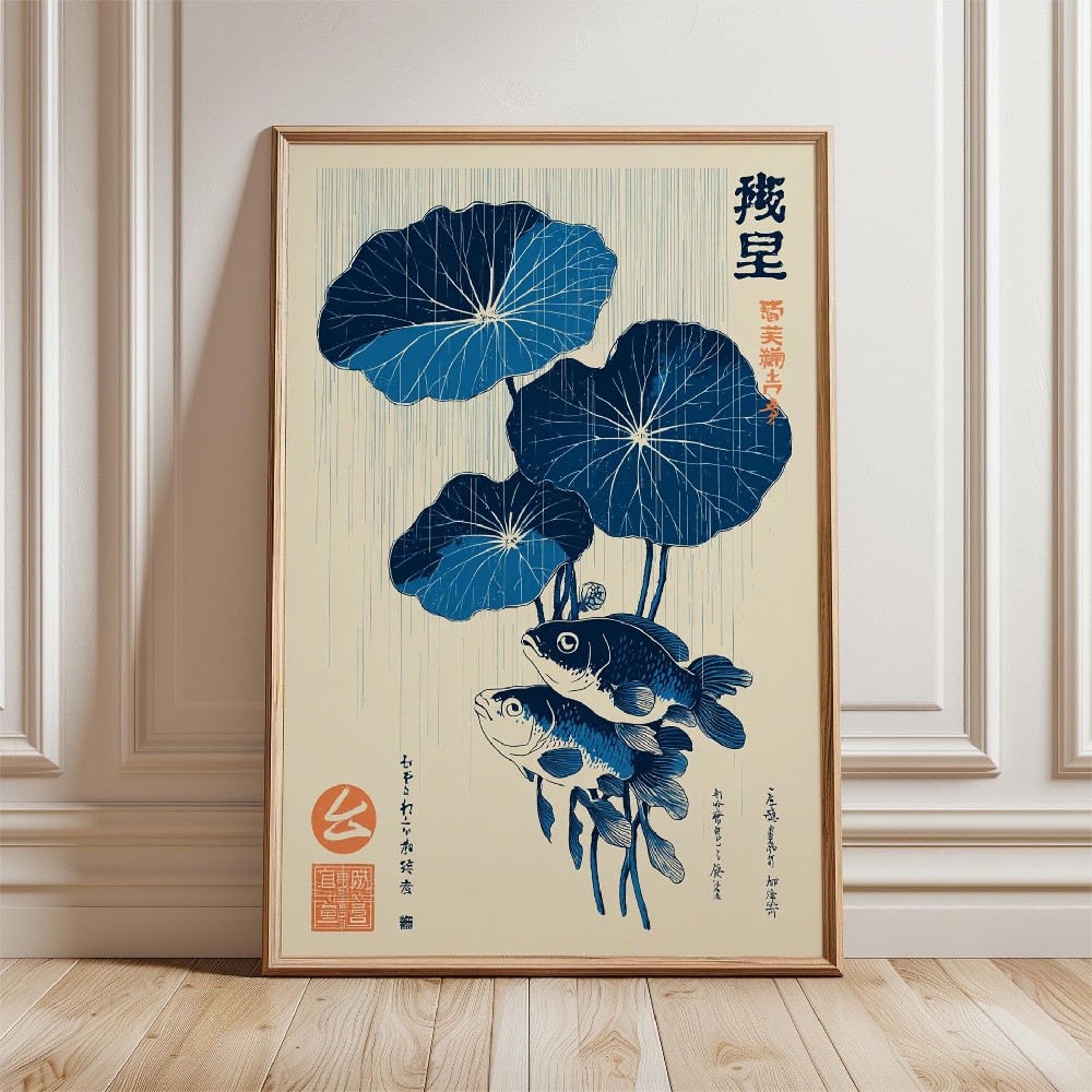 Pôster de Peixe Dourado, Pôste - Japanese Zen Lifestyle avaliação e preço