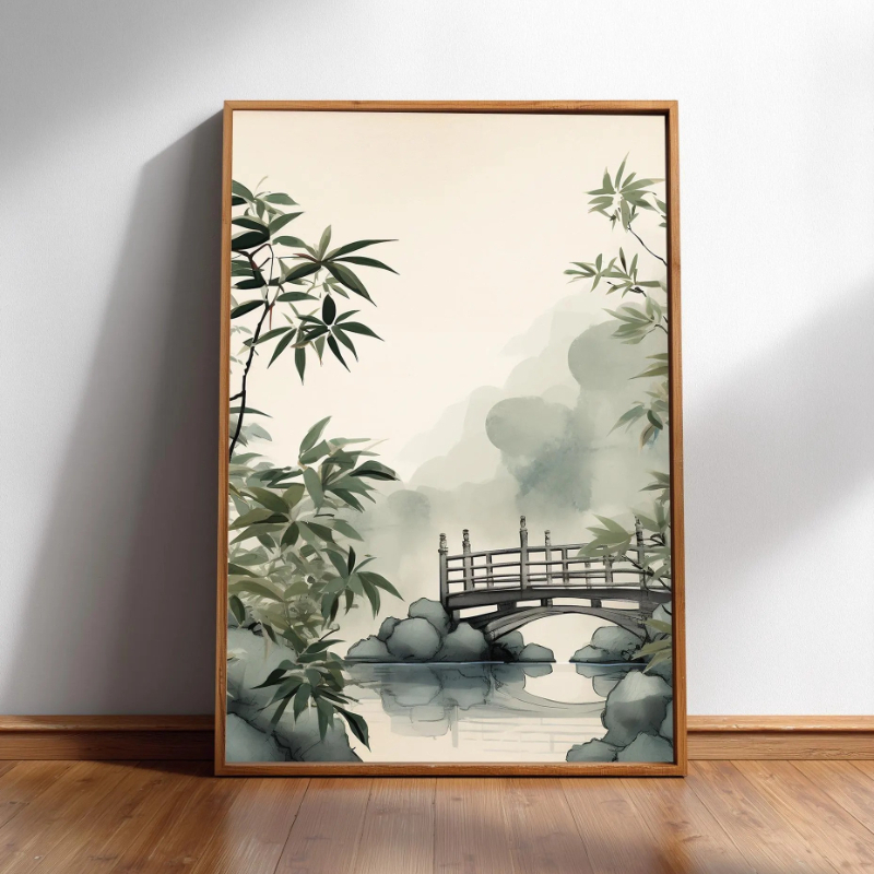 Arte de parede Japandi Minimal - Japanese Zen Lifestyle avaliação e preço