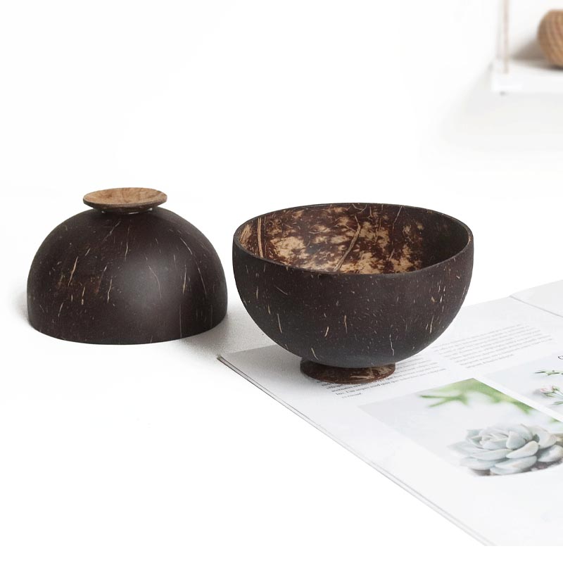 Natural Coconut Bowl Spoon Set - Matcha Bowl Chawan avaliação e preço