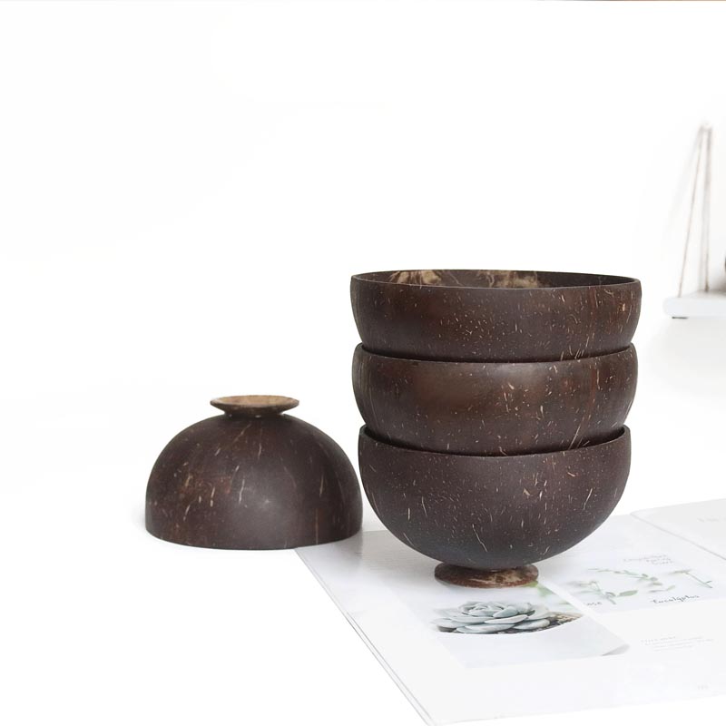Natural Coconut Bowl Spoon Set - Matcha Bowl Chawan avaliação e preço