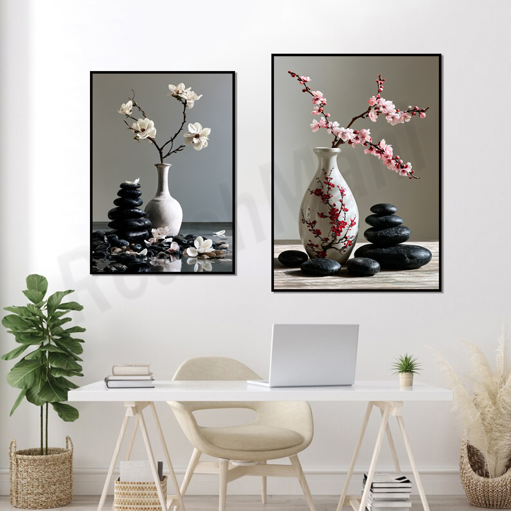 Vaso de flores de cerejeira e  - Japanese Zen Lifestyle avaliação e preço