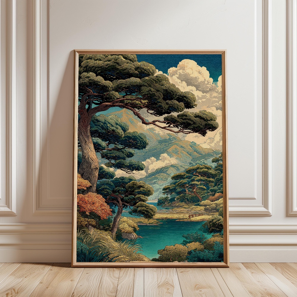 Pôster de Paisagem Japonesa do - Japanese Zen Lifestyle avaliação e preço