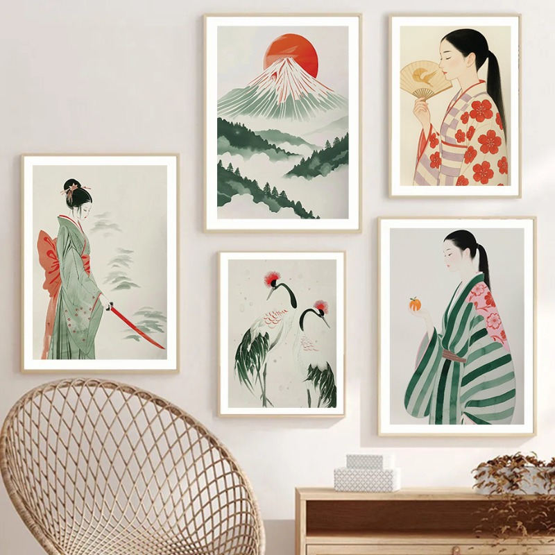 Monte fuji & guindaste japonês - Japanese Zen Lifestyle avaliação e preço