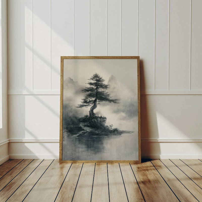 Estilo de tinta japonesa zen b - Japanese Zen Lifestyle avaliação e preço