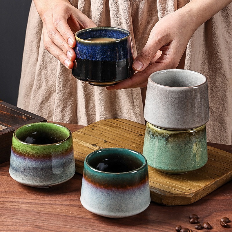 Copos de cerâmica japonês grés - Lifestyle Of Japanese avaliação e preço